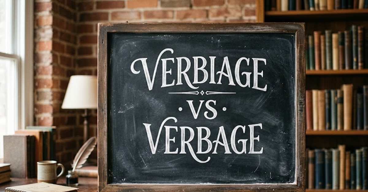 Verbiage vs Verbage: Understanding the Difference