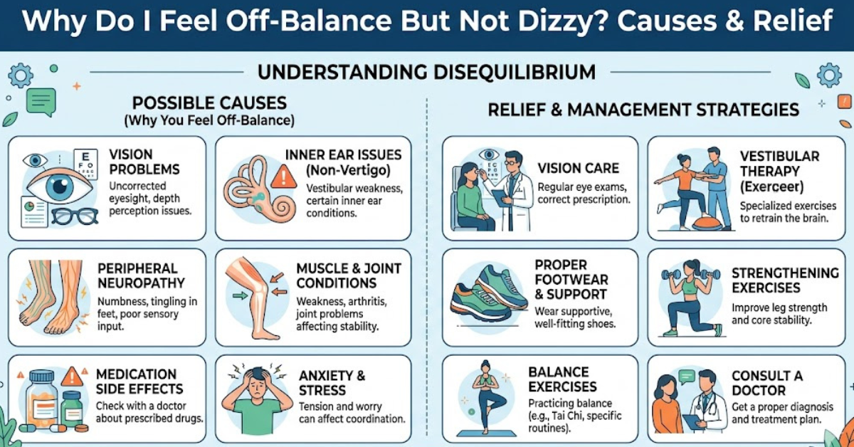 Why Do I Feel Off-Balance But Not Dizzy? Causes & Relief