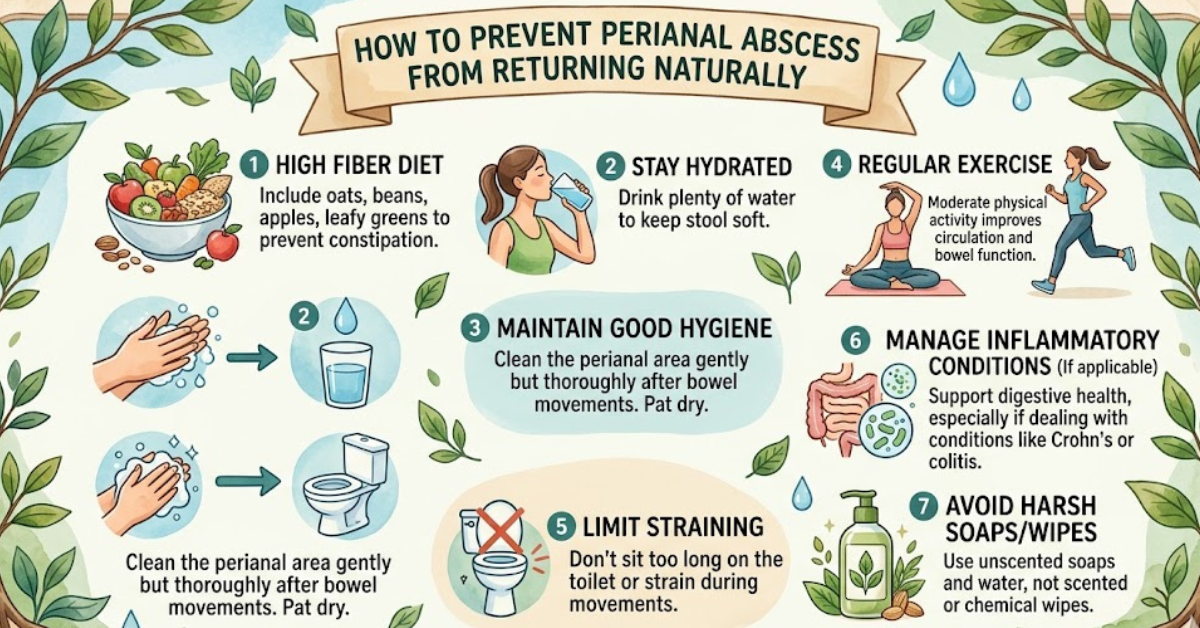 How to Prevent Perianal Abscess from Returning Naturally