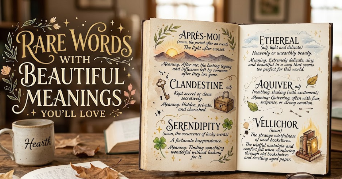 Rare Words With Beautiful Meanings You’ll Love