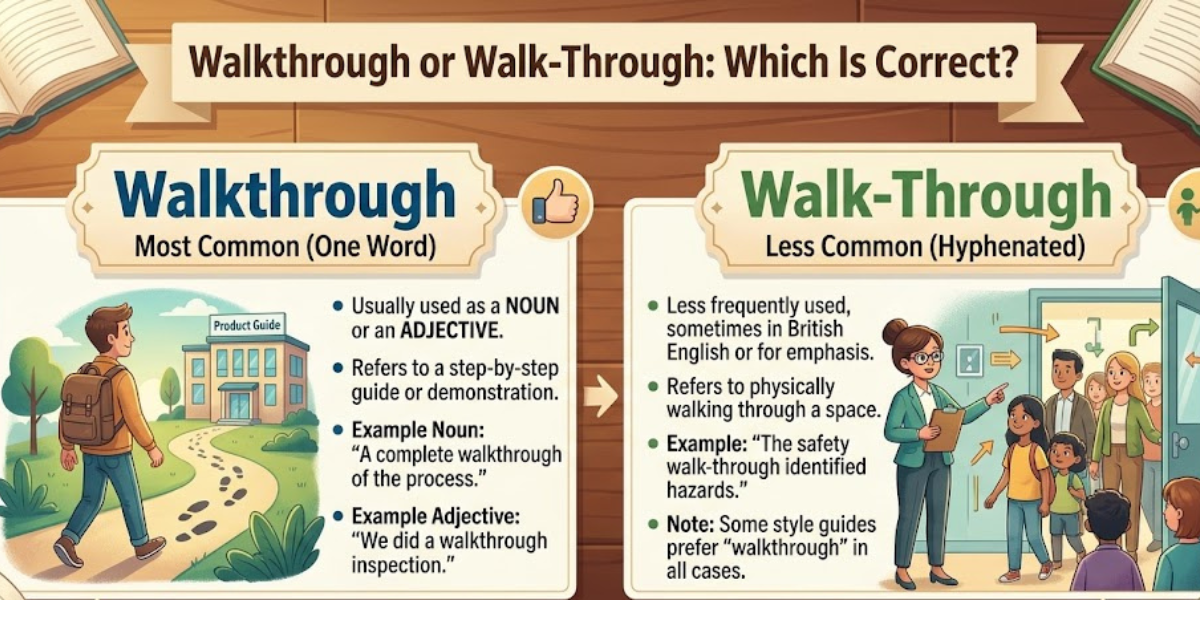 Walkthrough or Walk-Through: Which Is Correct?