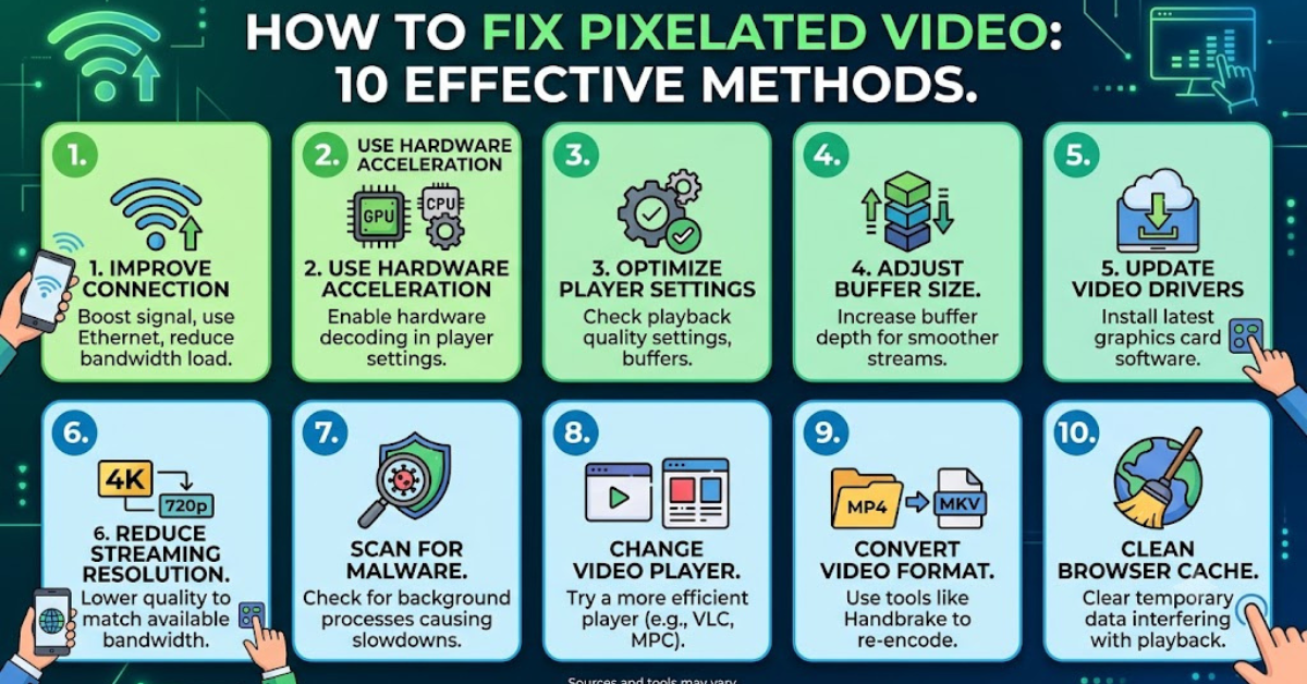 How to Fix Pixelated Video: 10 Effective Methods