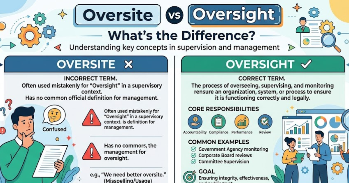 Oversite vs Oversight: What's the Difference?