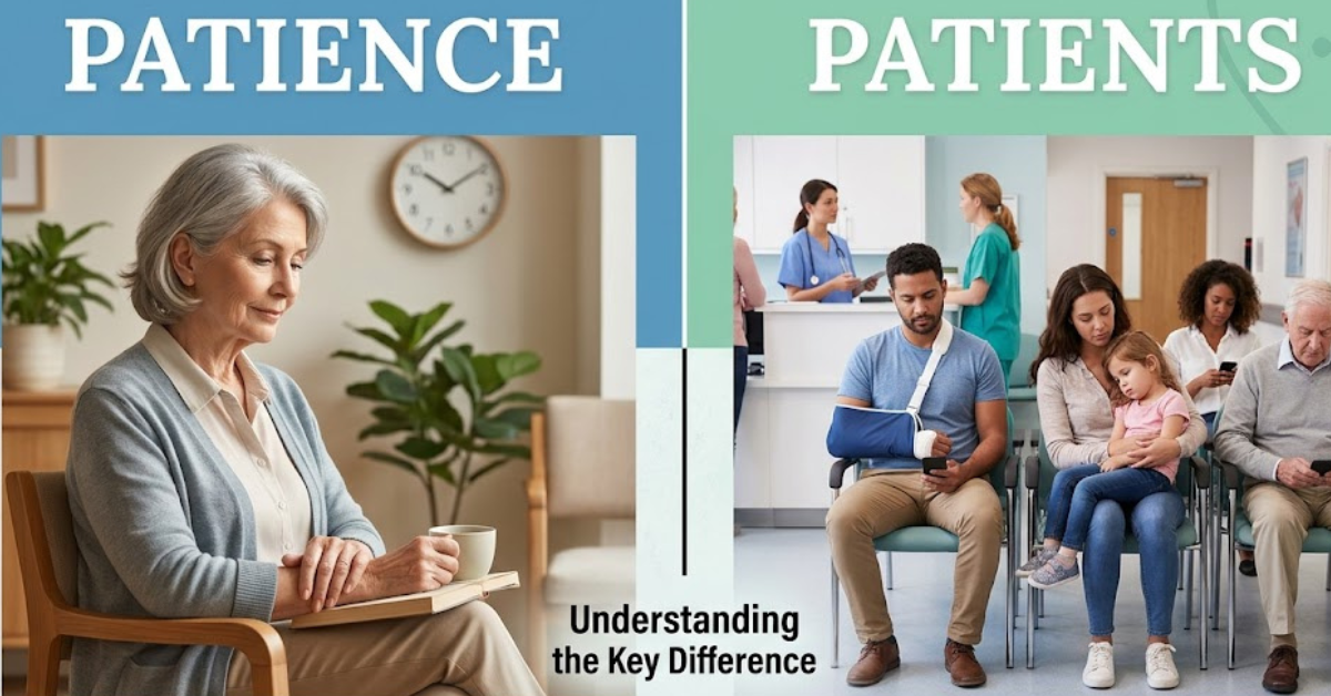 Patience vs Patients: Understanding the Key Difference