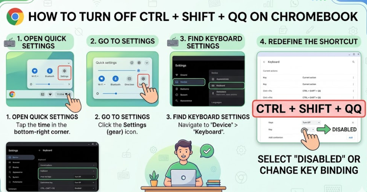How to Turn Off Ctrl Shift QQ on Chromebook