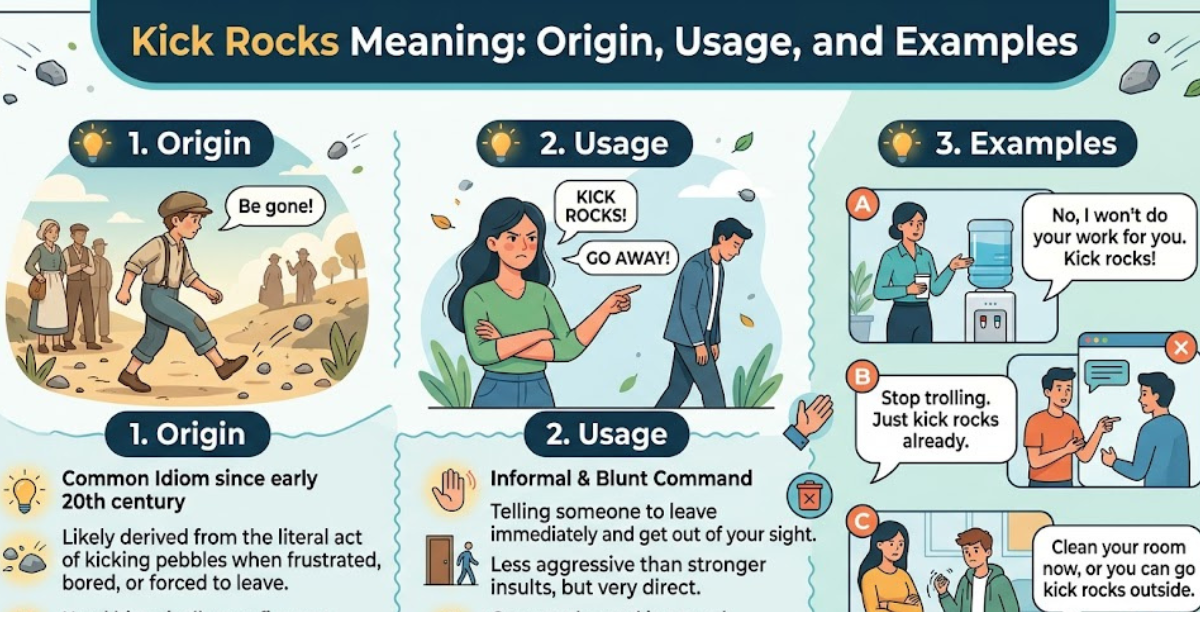 Kick Rocks Meaning: Origin, Usage, and Examples