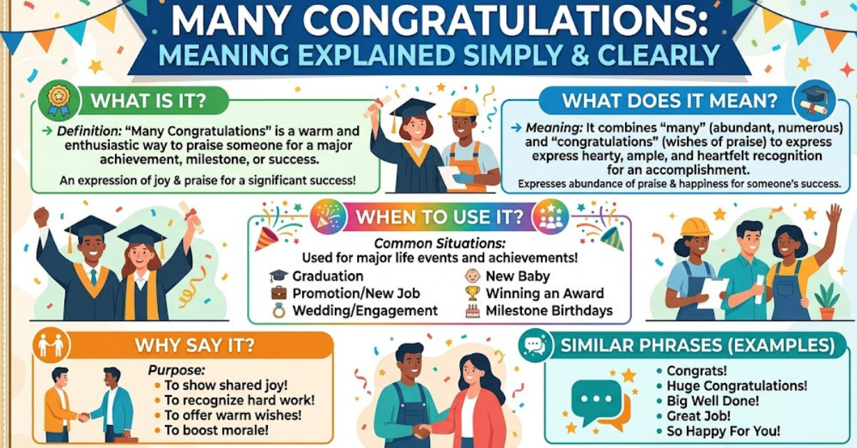 Many Congratulations Meaning Explained Simply & Clearly