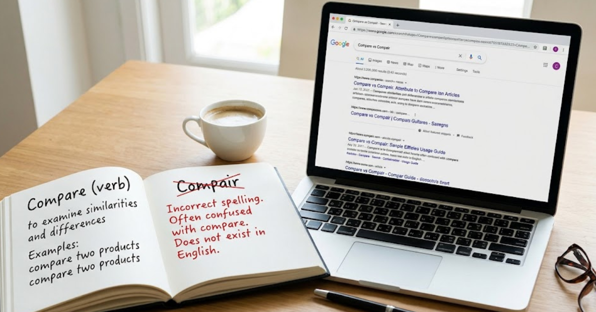 Compare vs Compair: Meaning, Differences & Usage Guide