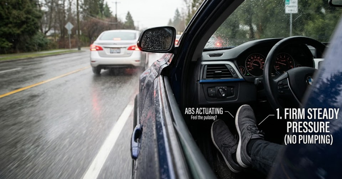 How to Use Anti-Lock Brakes in an Emergency Stop