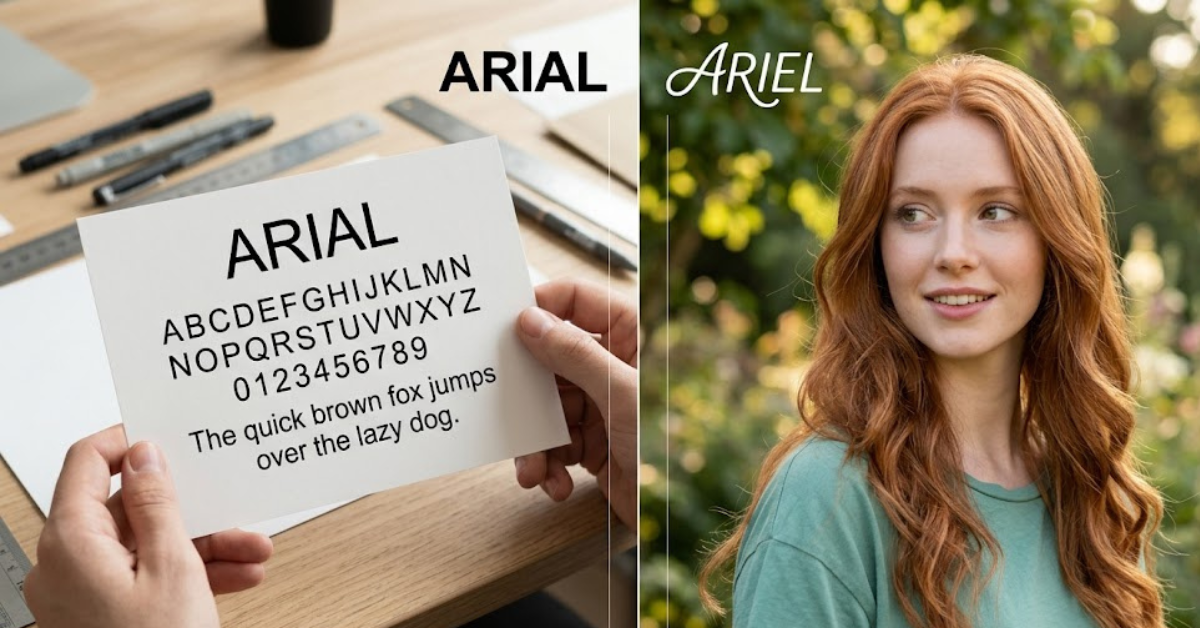 Arial vs Ariel: What's the Difference?