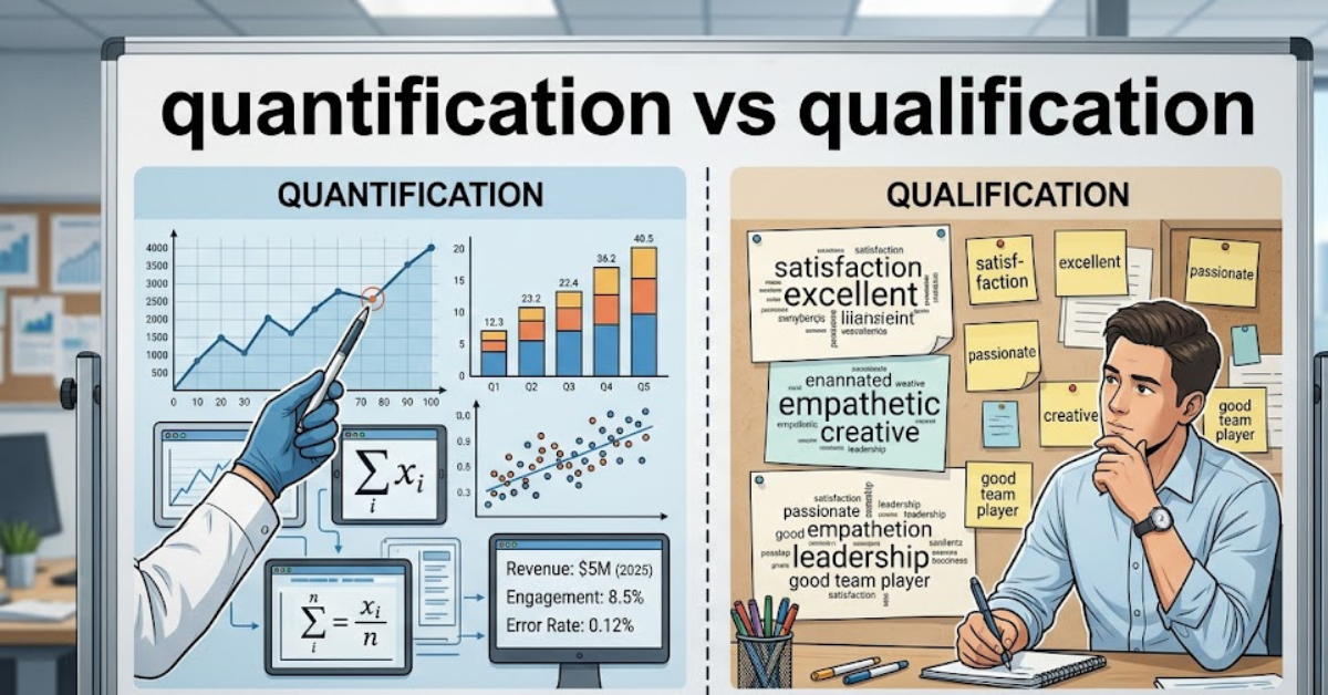 Quantification vs Qualification: Understanding the Key Differences