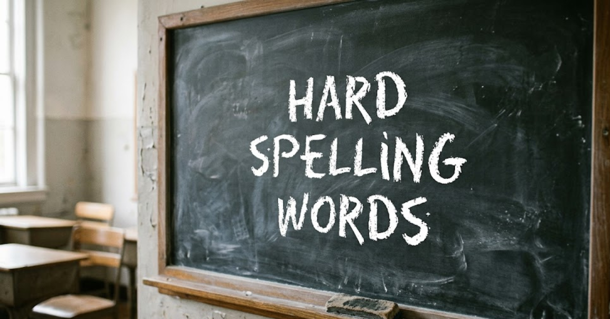 Hard Spelling Words: 50 Difficult Words to Spell and Remember