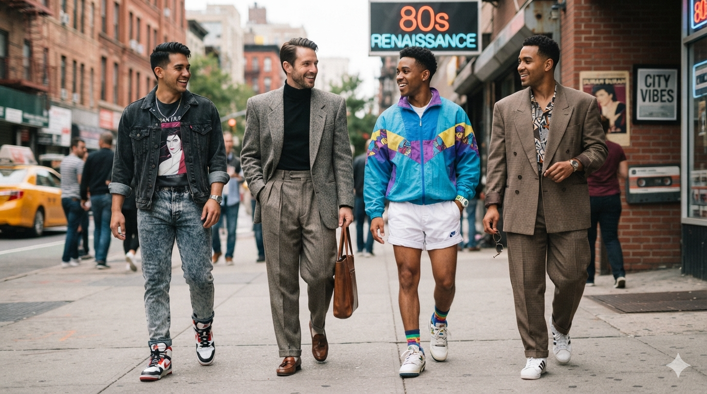 80s Men’s Fashion Trends: The Ultimate Style Guide