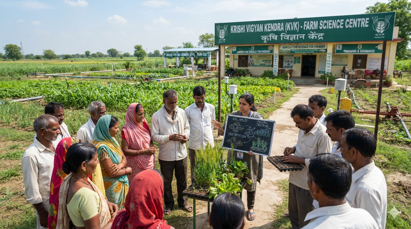 What is KVK? How Krishi Vigyan Kendra Helps Farmers Succeed