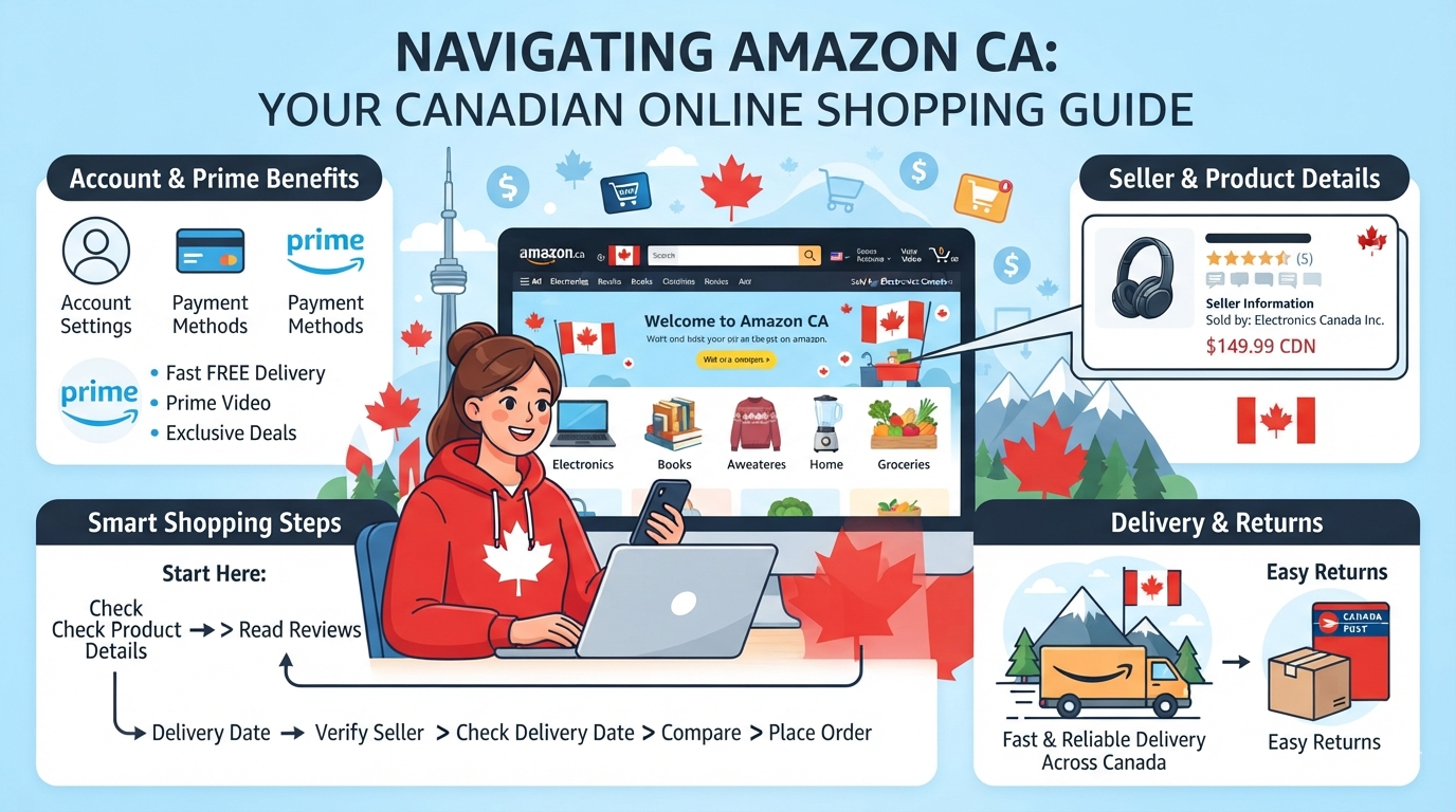 Amazon CA: Complete Guide to Shopping on Amazon Canada